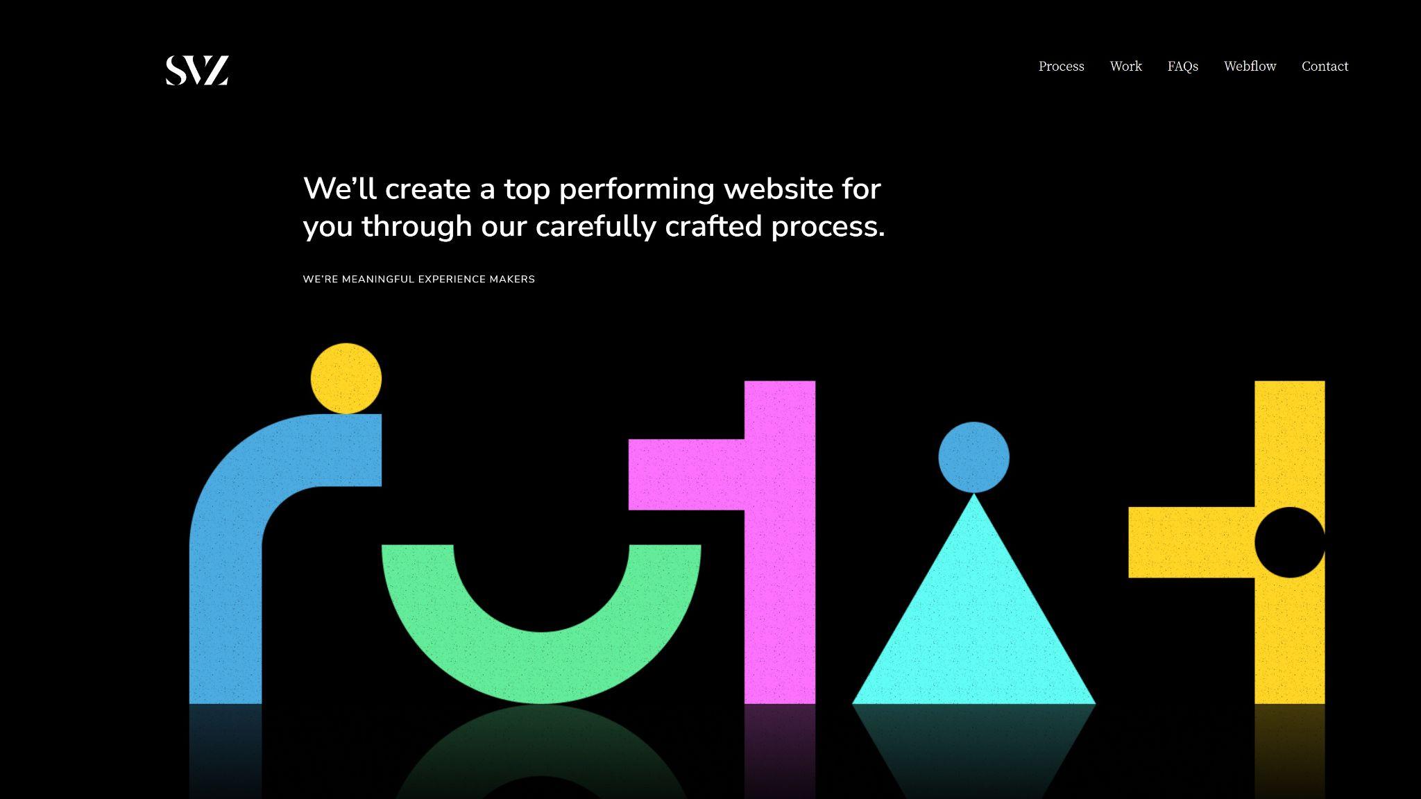 Less reliance on images